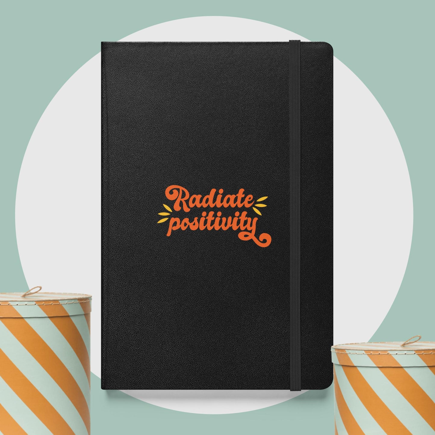 Hardcover bound notebook