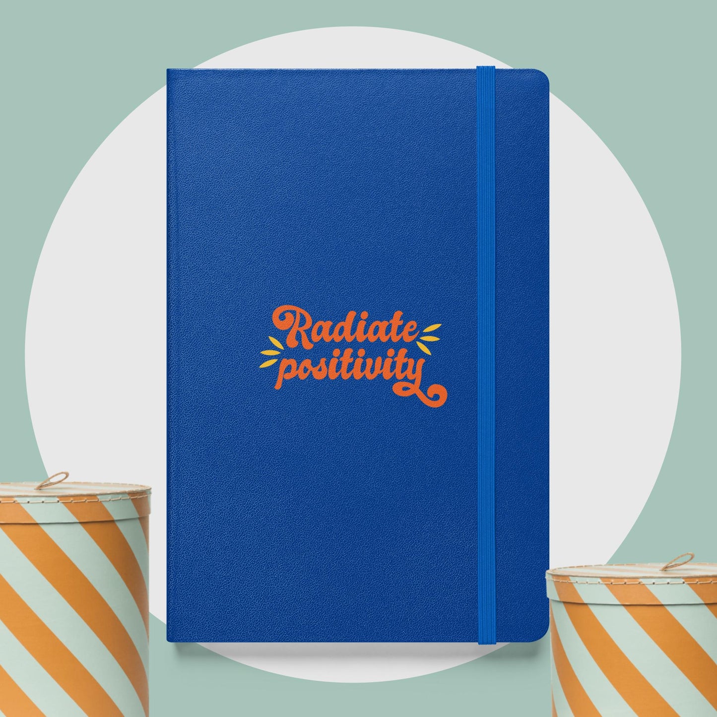 Hardcover bound notebook