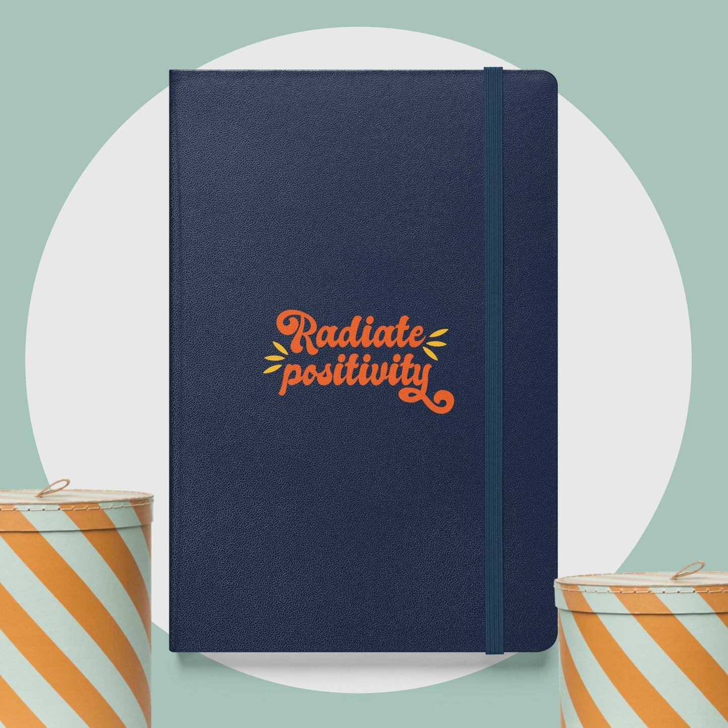 Hardcover bound notebook